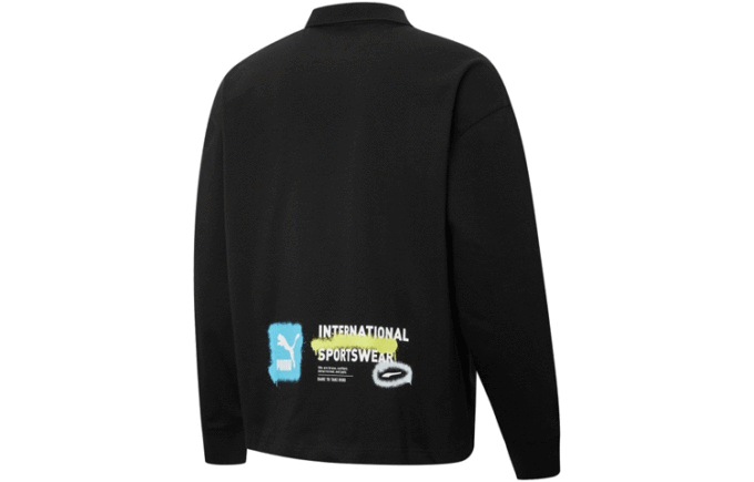 Trend Graphic Logo Sweatshirt ”Svart”