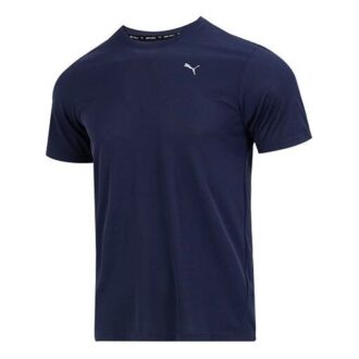 Träningslogotyp T-shirt ”Marinblå”