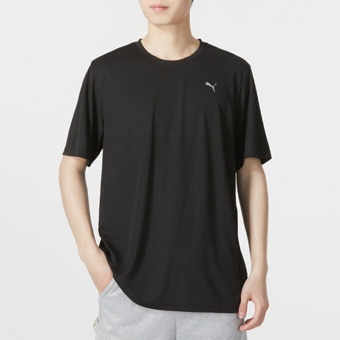 Träningslogotyp T-shirt ”Svart”