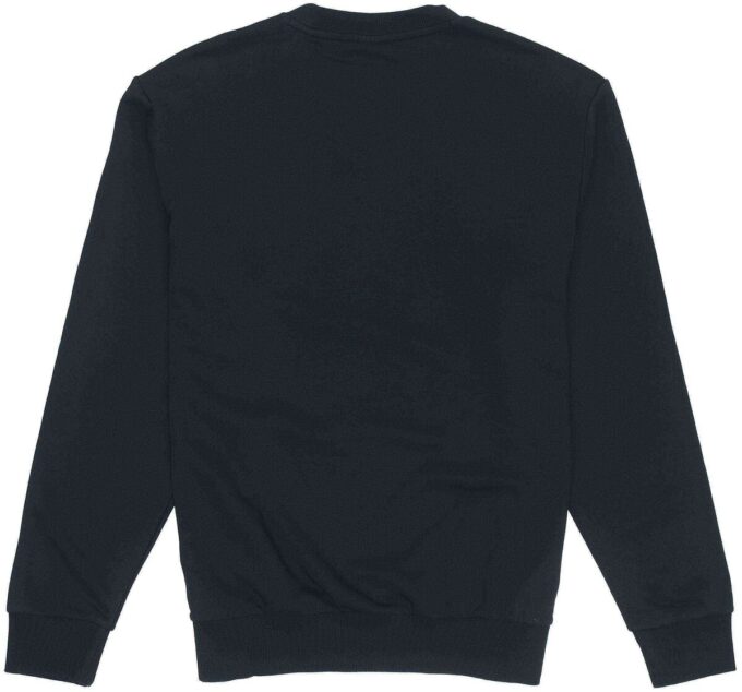 Tryck Rund hals Casual Sport Svart