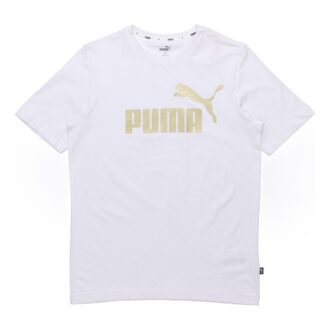 Tryckt kortärmad t-shirt ”Vit”