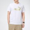 Tryckt kortärmad t-shirt ”Vit”