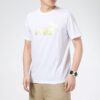 Tryckt kortärmad t-shirt ”Vit”