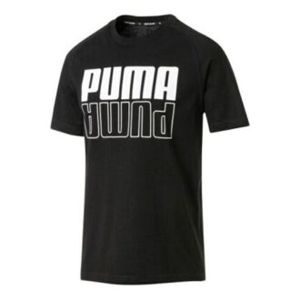 Tryckt T-shirt ”Svart”