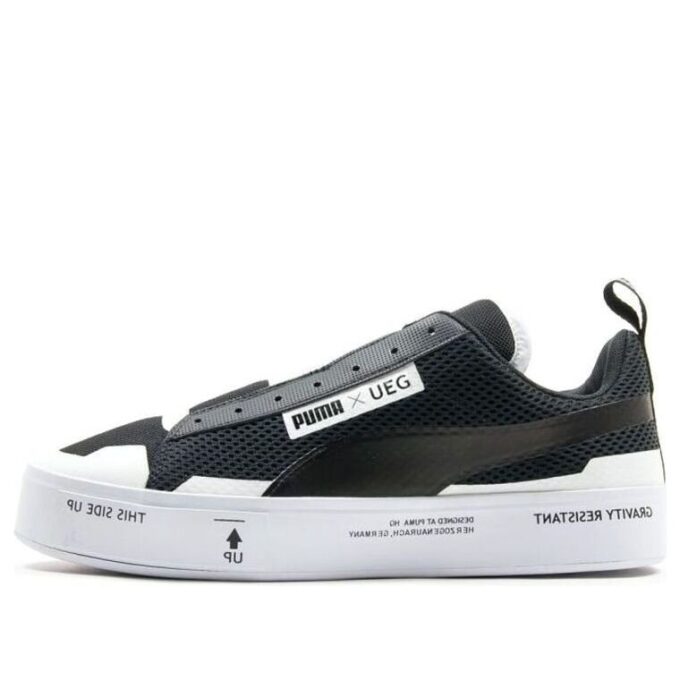 UEG x Court Play Slip-On ”Gravity Resistance – Svart”