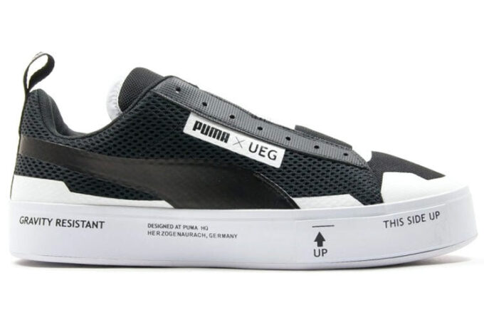 UEG x Court Play Slip-On ”Gravity Resistance – Svart”
