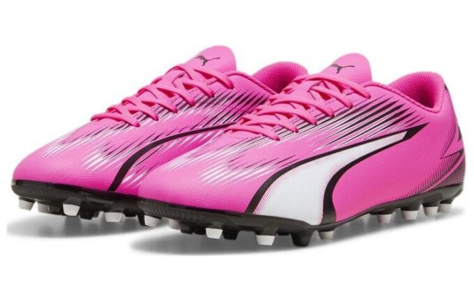 Ultra Play MG Fotbollsskor ”Rosa Vit Svart”