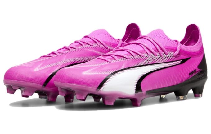 Ultra Ultimate FG-skor ”Rosa Vit Svart”