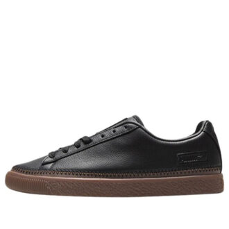 Unisex Basket Stitched Låga Sneakers Svarta/Bruna