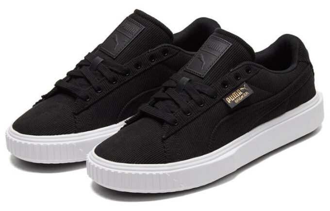 Unisex Breaker Corduroy Sneakers Svarta/Vita
