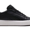 Unisex Breaker Lädersneakers Svarta
