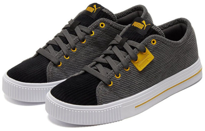 Unisex Ever Cord Sneakers Svarta/Grå/Gula