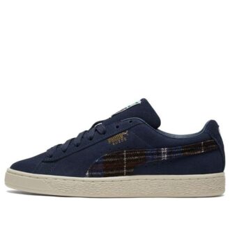 Unisex mocka klassiska flanellsneakers blå