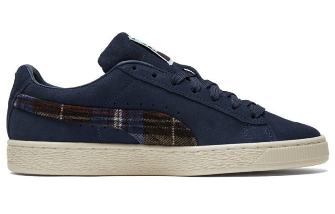 Unisex mocka klassiska flanellsneakers blå