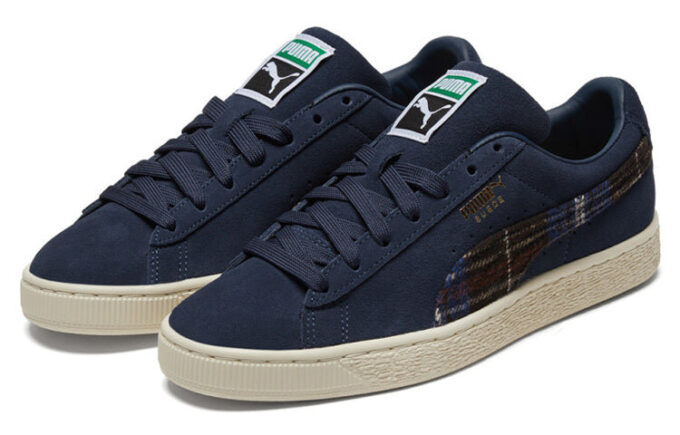 Unisex mocka klassiska flanellsneakers blå