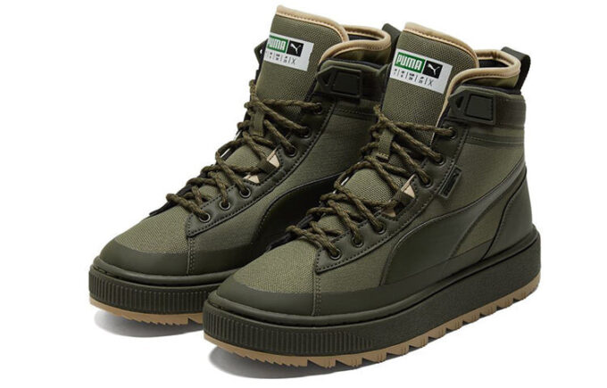 Unisex mocka Mid WTR sneakers gröna