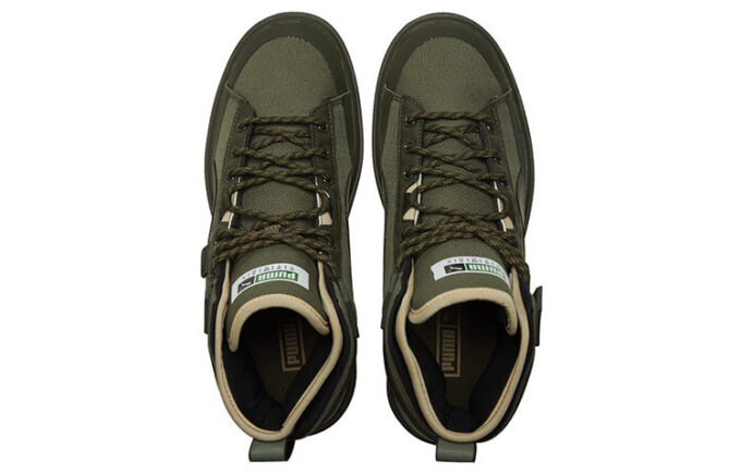 Unisex mocka Mid WTR sneakers gröna