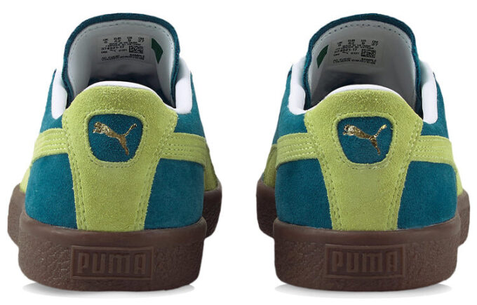 Unisex mocka Vtg sneakers blå/gröna