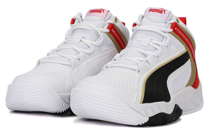 Unisex Rebound Future Evo Mid-Top Svart/Vit/Röd
