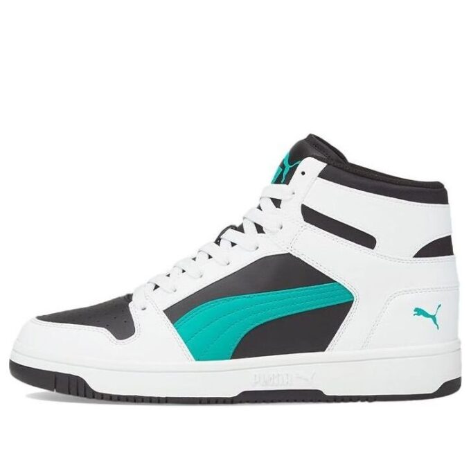 Unisex Rebound LayUp Mid-Top Svart/Vit/Grön