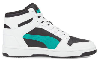 Unisex Rebound LayUp Mid-Top Svart/Vit/Grön