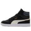 Unisex Shuffle Mid-Top Sneakers Svarta/Vita