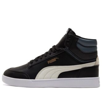 Unisex Shuffle Mid-Top Sneakers Svarta/Vita
