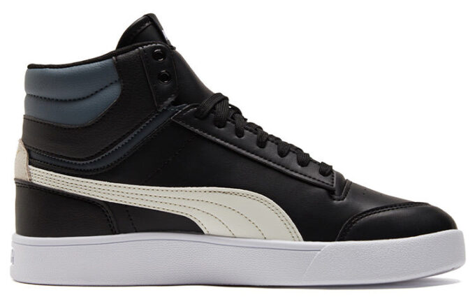 Unisex Shuffle Mid-Top Sneakers Svarta/Vita
