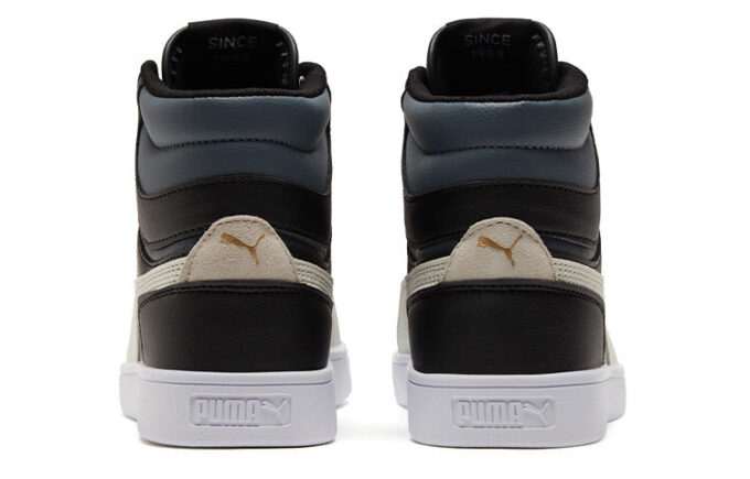 Unisex Shuffle Mid-Top Sneakers Svarta/Vita
