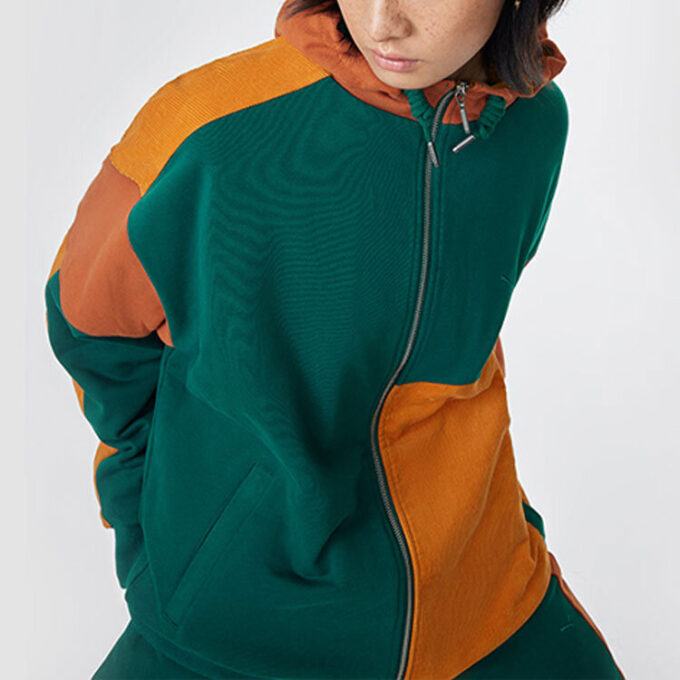 Välj MMQ Colorblock-jacka ”Grön”