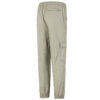 Vävd Cargo Bundle Feet Casual Långbyxor Krämiga Vita