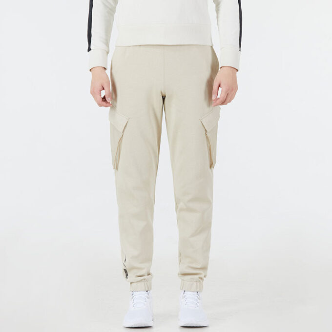 Vävda cargobyxor ”Beige”