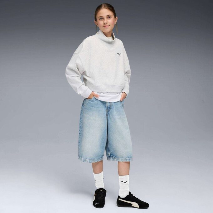 Wardrobe Essentials Big Kids Rundringad Tröja Wardrobe Essentials Big Kids Rundringad Tröja