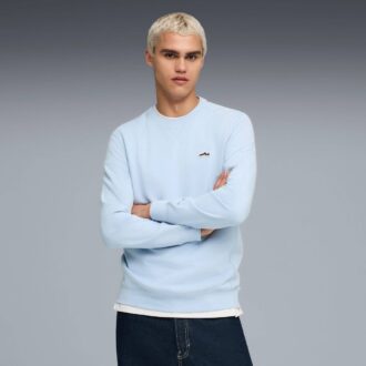 Wardrobe Essentials Mocka Herrtröja med Rund Hals