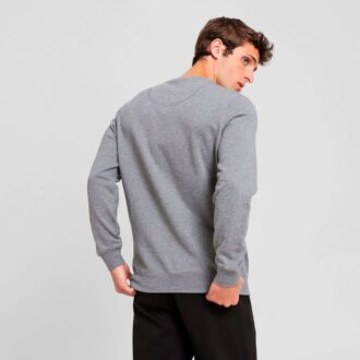 Wardrobe Essentials Mocka Herrtröja med Rund Hals