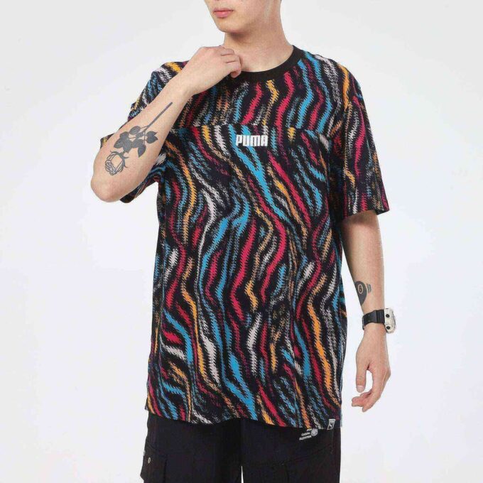 Wild Pack AOP T-shirt ”Svart”