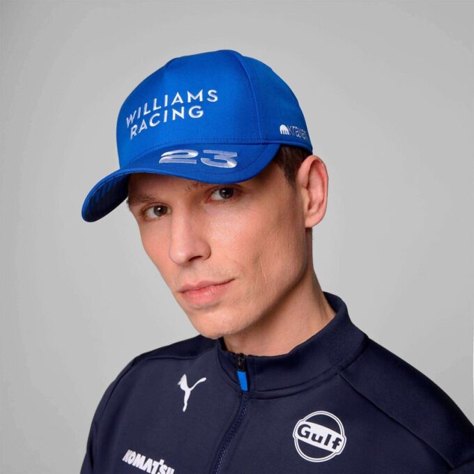 Williams Racing 2025 Replica Albon justerbar hatt Williams Racing 2025 Replica Albon justerbar hatt