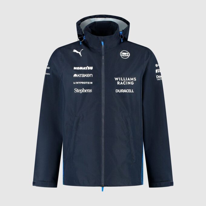 Williams Racing 2025 Replica Herr Regnjacka Williams Racing 2025 Replica Herr Regnjacka