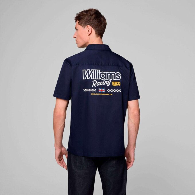 Williams Racing herrskjorta med knappar framtill Williams Racing herrskjorta med knappar framtill