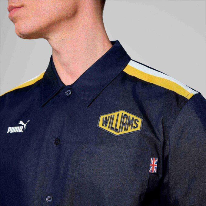 Williams Racing herrskjorta med knappar framtill Williams Racing herrskjorta med knappar framtill