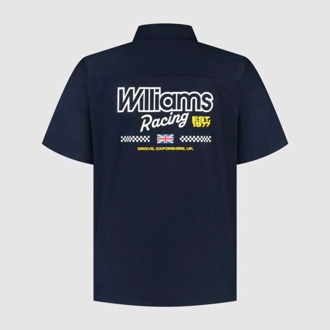 Williams Racing herrskjorta med knappar framtill Williams Racing herrskjorta med knappar framtill
