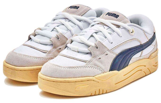 (WMNS) 180 Vintage ”Vit Marinblå Varm Vit”