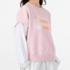 (WMNS) 2-Fer Grafisk Linne Logotyp ”Rosa”