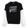 (WMNS) 2-Fer Grafisk Linne Logotyp ”Svart”