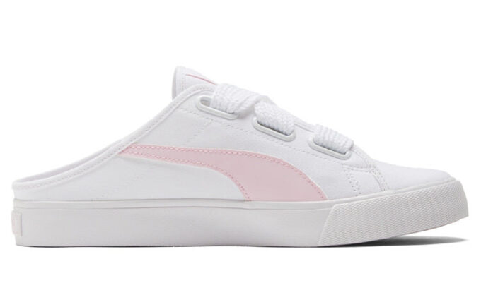 (WMNS) Bari Mule Ribbon Casual Skateboardskor Vita Rosa