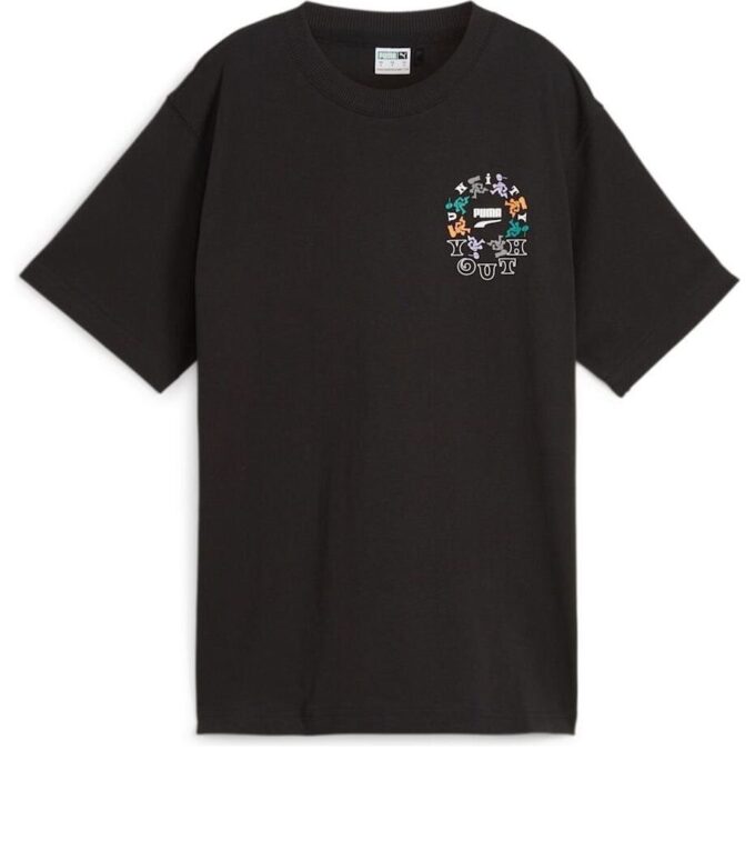 (WMNS) Barn T-shirt med grafisk design ”Svart”