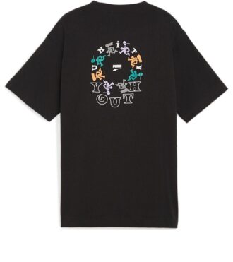 (WMNS) Barn T-shirt med grafisk design ”Svart”