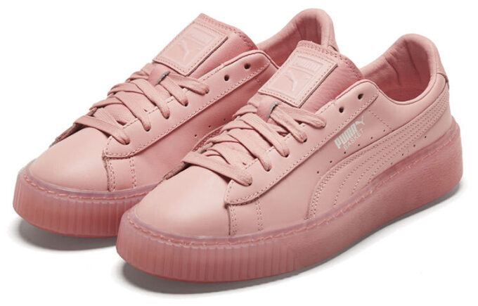 (WMNS) Basket Platform Core Rosa Låga Skor
