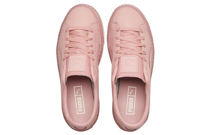 (WMNS) Basket Platform Core Rosa Låga Skor