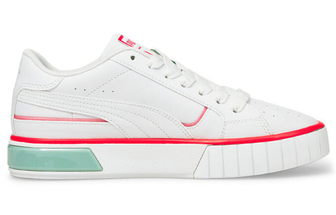 (WMNS) Cali Star Lights Platåskor Vita/Grön/Orange